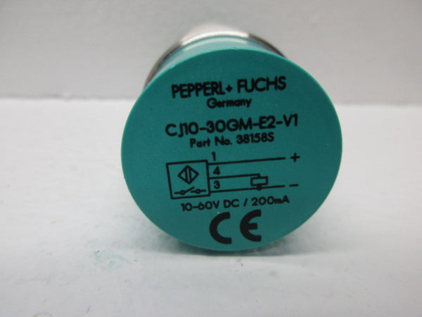 PEPPERL + FUCHS CJ10-30GM-E2-V1 PROXIMITY SWITCH NSNP