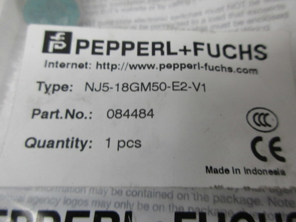 PEPPERL+FUCHS NJ5-18GM50-E20-V1 NSMP
