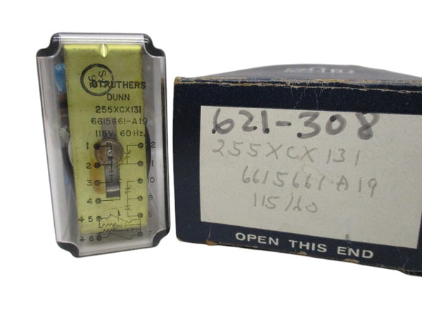 STRUTHERS-DUNN 255XCX131 RELAY 115V, 60HZ NSMP