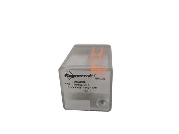 MAGNECRAFT 750XBXC-314XBX48P-115-125D RELAY 16AMP 110/125VDC UNMP