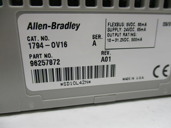 ALLEN BRADLEY 1794-OV16 SER. A NSMP