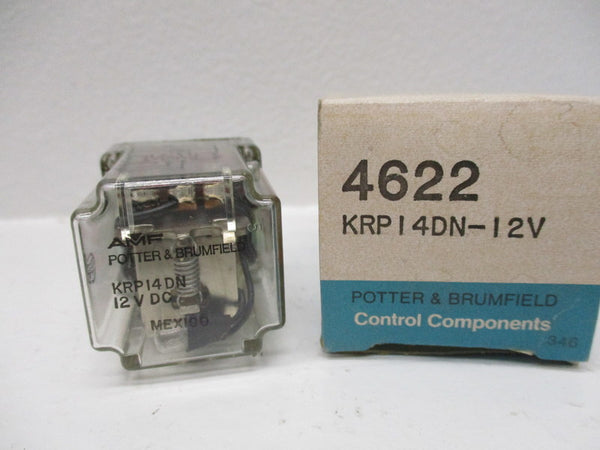 POTTER & BRUMFIELD KRP14DN-12V (4622) RELAY 12VDC 10A NSMP