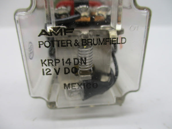 POTTER & BRUMFIELD KRP14DN-12V (4622) RELAY 12VDC 10A NSMP