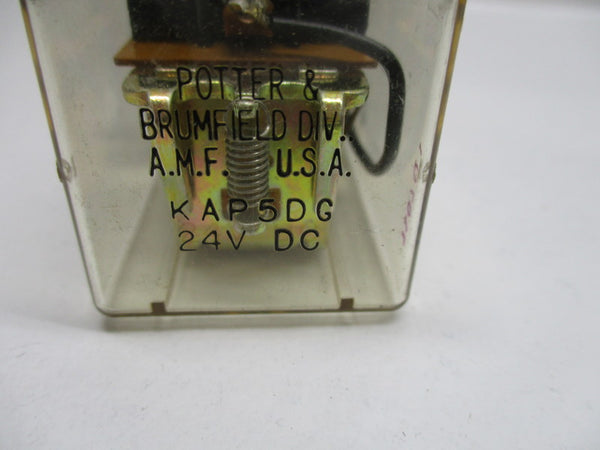 POTTER & BRUMFIELD KAP5DG RELAY 10A 24V NSNP IN BOX