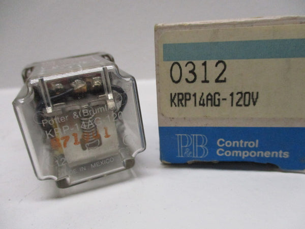 POTTER BRUMFIELD KRP14AG-120V RELAY 120V 10A NSMP