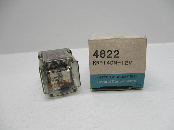 POTTER & BRUMFIELD KRP14DN-12V RELAY 12V 10A NSMP