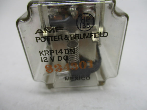 POTTER & BRUMFIELD KRP14DN-12V RELAY 12V 10A NSMP