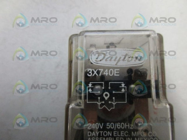 DAYTON 3X740E 8 PIN 120V RELAY NSNP