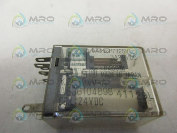 AROMAT K2F-24V-A 24VDC 125VAC RELAY NSNP