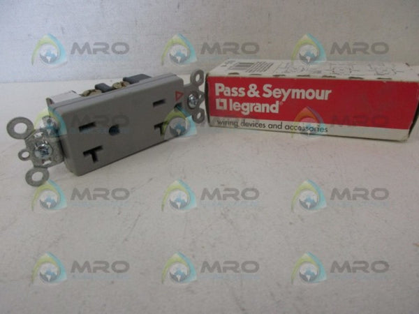 PASS & SEYMOUR IG26362-GRY DUPLEX RECEPTACLE NSMP
