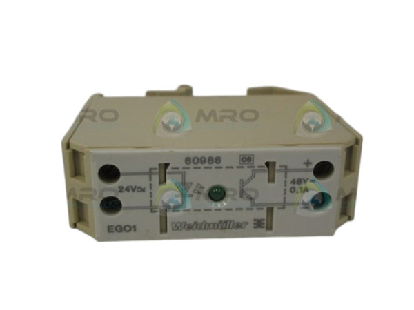 WEIDMULLER 60986 EGO1 OPTOISOLATOR TRANSISTOR MODULE NSNP