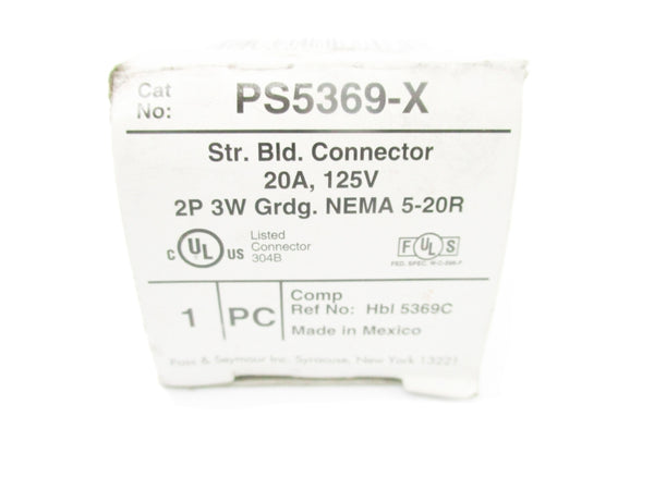 PASS & SEYMOUR PS5369-X 125V 20A NSMP