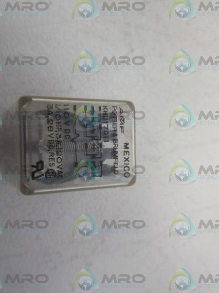 POTTER & BRUMFIELD KHU17D11 RELAY 110VDC UNMP