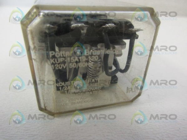 POTTER & BRUMFIELD KUP-15A19-120 RELAY UNMP