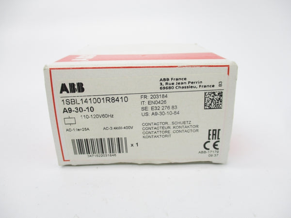 ABB 1SBL141001R8410 A9-30-10 110-120V 25A NSMP