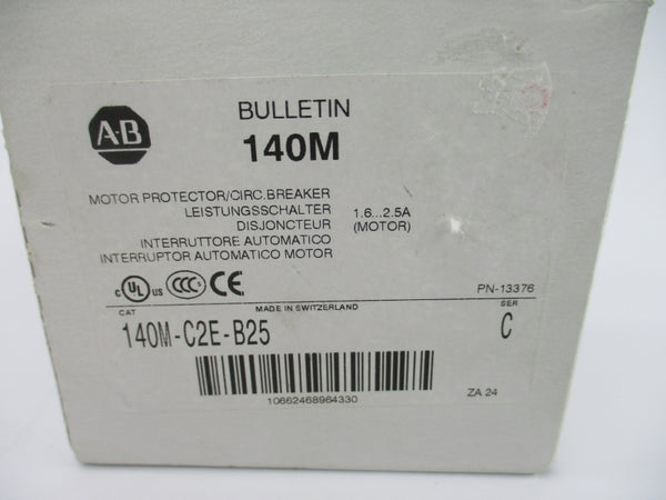 ALLEN BRADLEY 140M-C2E-B25 SER. C 690V 1.6-2.5A NSMP