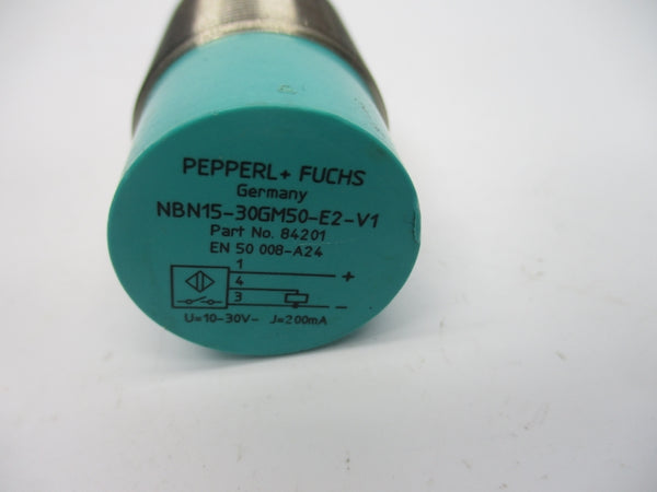 PEPPERL+FUCHS NBN15-30GM50-E2-V1 84201 10-30V (AS PICTURED) NSNP