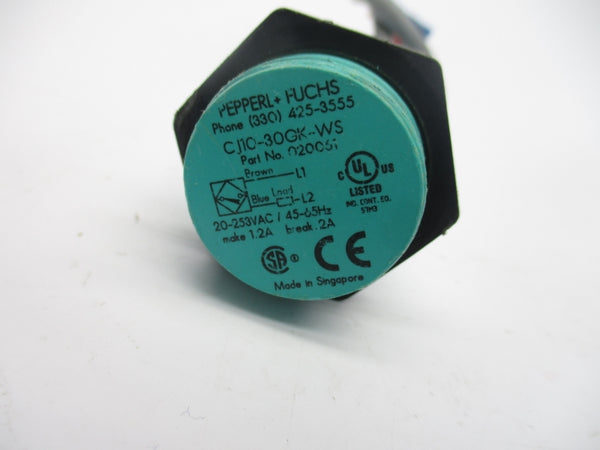 PEPPERL+FUCHS CJ10-30GK-WS 020051 20-253VAC 2A UNMP