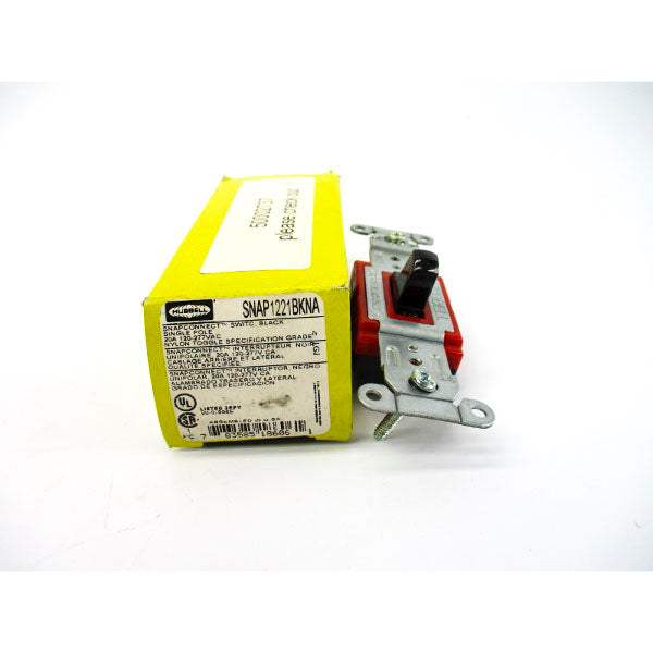 HUBBELL SNAP1221BKNA 120-277VAC 20A NSMP