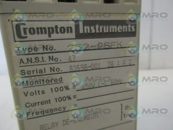 CROMPTON 252-PSFK RELAY NSNP