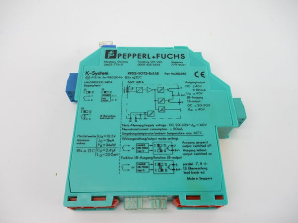 PEPPERL+FUCHS KFD2-SOT2-EX1.LB 038358 40VDC NSMP