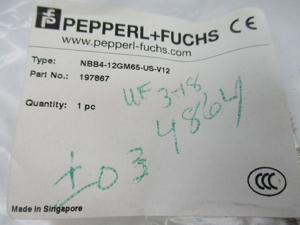 PEPPERL+FUCHS NBB4-12GM65-US-V12 197867 NSMP