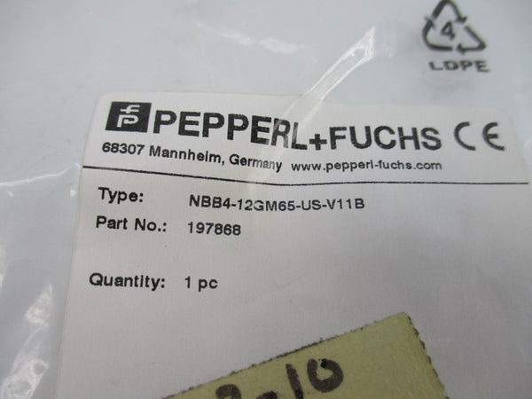 PEPPERL+FUCHS NBB4-12GM65-US-V11B 197868 NSMP