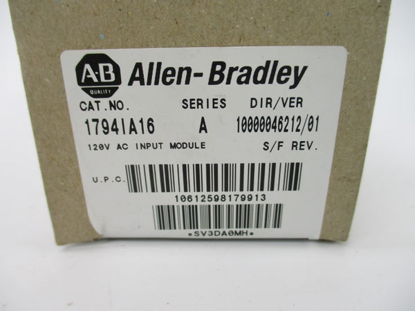 ALLEN BRADLEY 1794-IA16 SER. A 120VAC NSMP