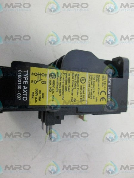 MTE 01000130.007 AXTO O/LOAD RELAY NSMP