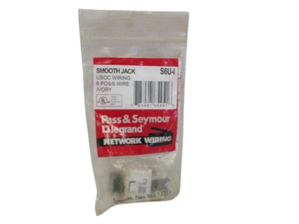 PASS & SEYMOUR LEGRAND S6U-I SMOOTH JACK NSMP