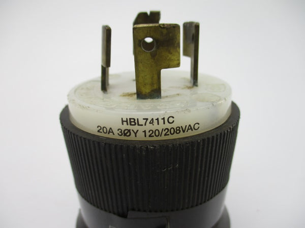 HUBBELL HBL7411C 120/208VAC 20A UNMP