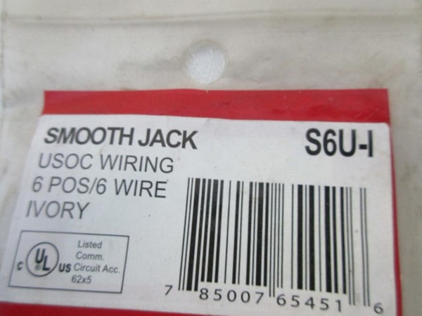 PASS & SEYMOUR LEGRAND S6U-I SMOOTH JACK NSMP