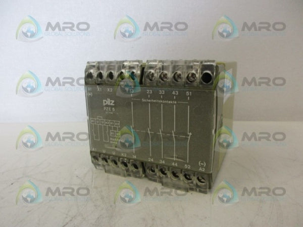 PILZ PZE5 SAFETY RELAY  NSMP