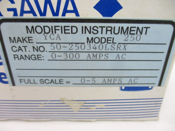 YOKOGAWA 50-250340LSRX 0-300ACA NSMP
