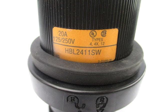 HUBBELL HBL2411SW 125/250V 20A NSNP
