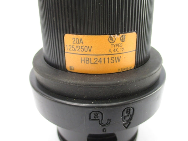 HUBBELL HBL2411SW 125/250V 20A NSNP