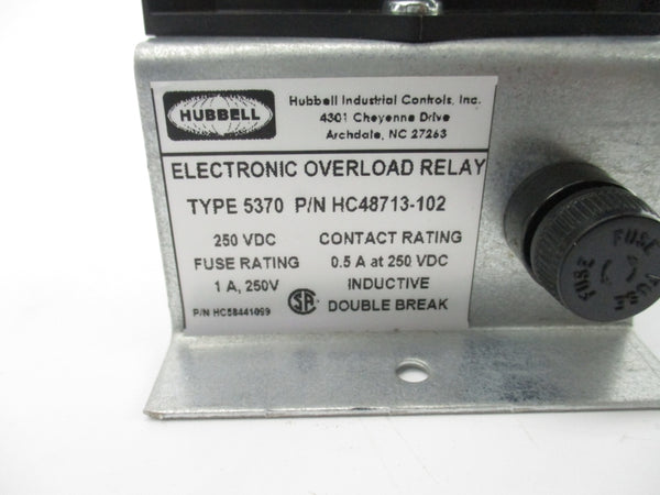 HUBBELL HC48713-102 5370 250VDC 1A NSNP