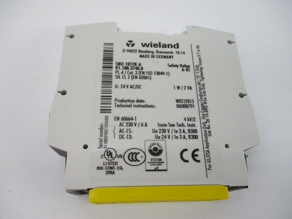 WIELAND SN01012K-A R1.188.3740.0 230VAC 6A NSMP