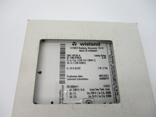 WIELAND SN01012K-A R1.188.3740.0 230VAC 6A NSMP