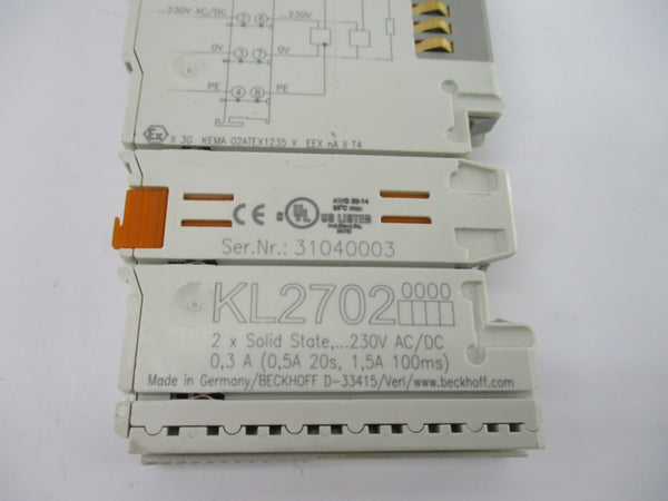 BECKHOFF KL2702 230VAC/DC 1.5A NSNP