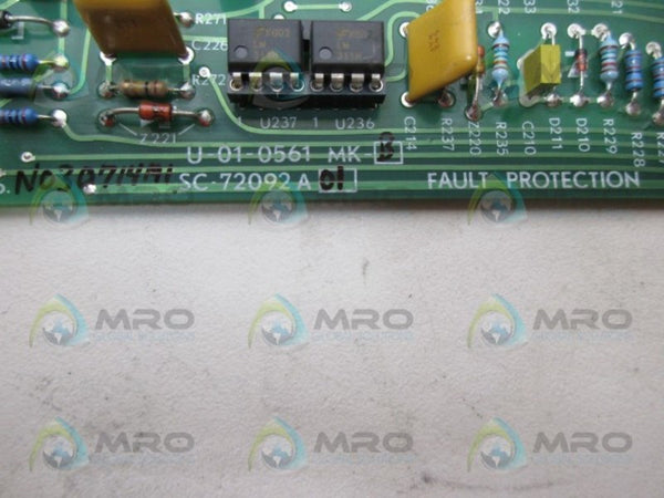 AJAX MAGNETHERMIC 72092A01 U-01-0561MK-B FAULT PROTECTION BOARD NSNP
