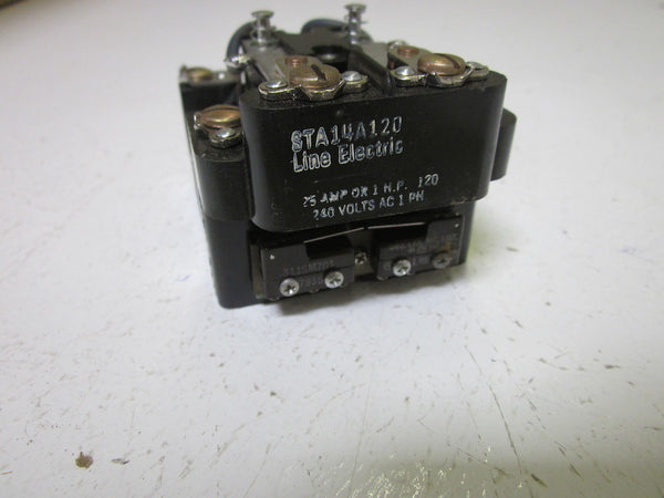 LINE ELECTRIC STA14A120 RELAY SWITCH 240V UNMP