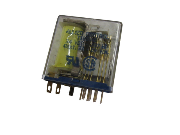 LOT OF 10 ALLIED CONTROLS T163-4C RELAY 24VDC UNMP