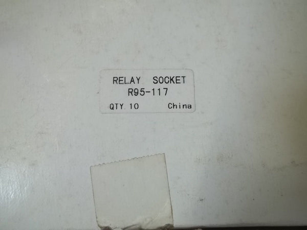 LOT OF 10 NTE ELECTRONICS, INC. R95-117 RELAY SOCKET NSMP