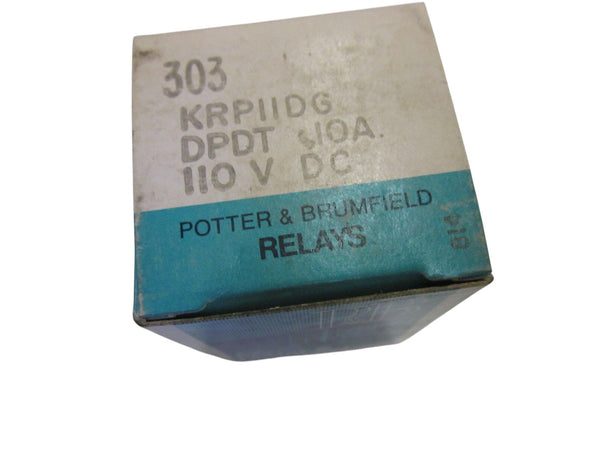 POTTER & BRUMFIELD KRP-11DG-110 RELAY 110VDC NSMP