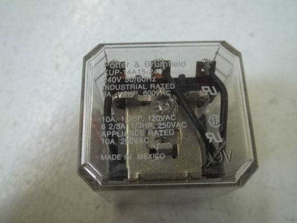 POTTER & BRUMFIELD KUP-14A15-240 RELAY 240V  UNMP