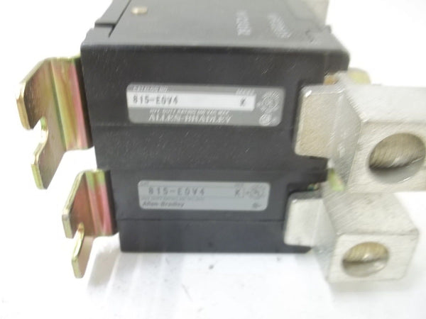 LOT OF 2 ALLEN BRADLEY 815-E0V4 SER.K OVERLOAD RELAY UNMP