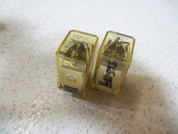 LOT OF 2 IDEC RELAY RY42S-U DC 24V UNMP