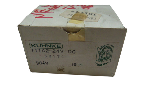 LOT OF 2 KUHNKE 111-A-2 RELAY NSMP