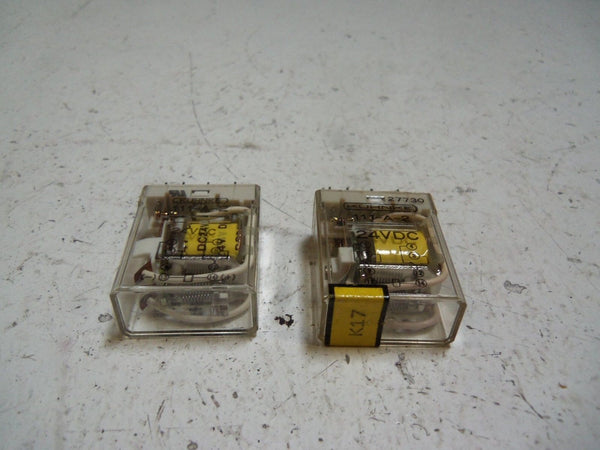 LOT OF 2 KUHNKE 111-A-2 RELAY NSMP